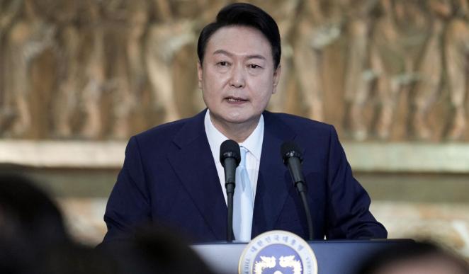 台海一旦冲突，除美日外，大陆收台还要韩国同意？尹锡悦亮明立场