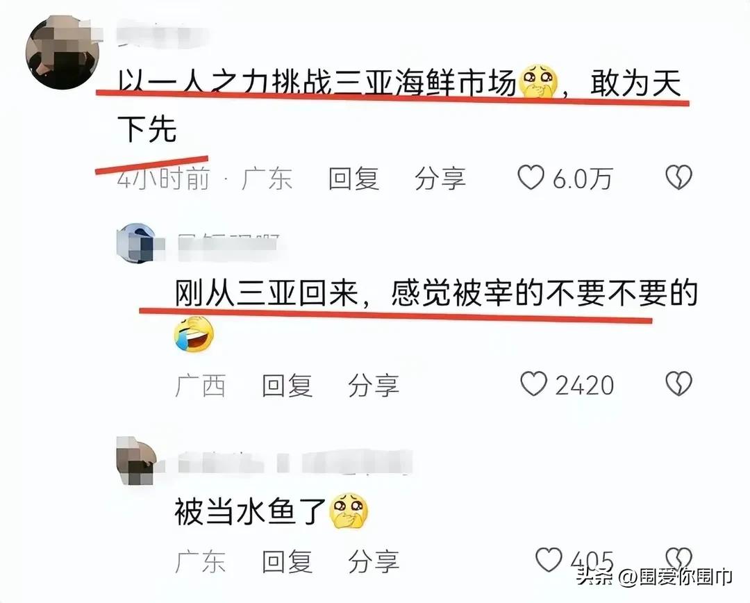 铁头惩恶扬善举，三亚海鲜被整顿。
