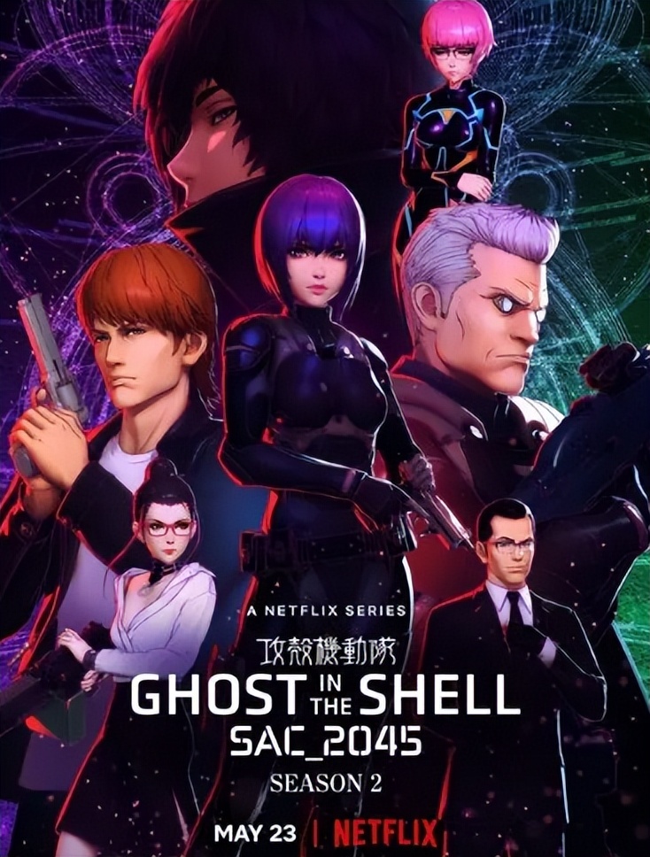 经典科幻动画攻壳机动队,电影攻壳机动队动图