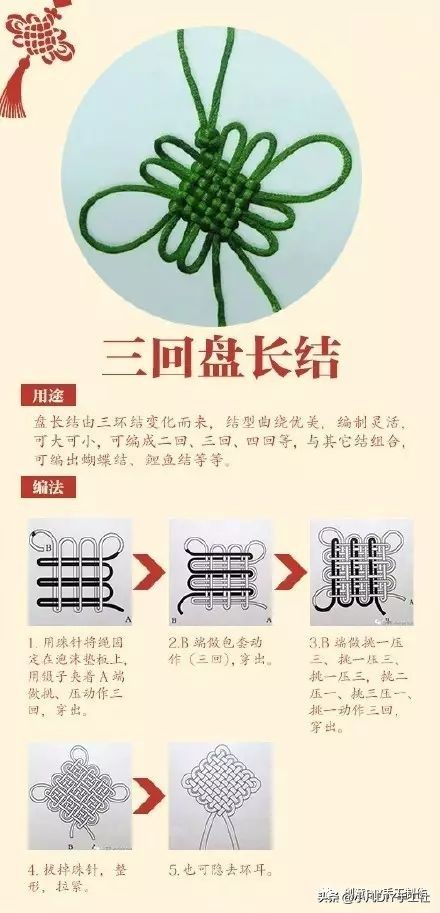 八种最美中国结怎么编,中国结盘结编法图解视频教程