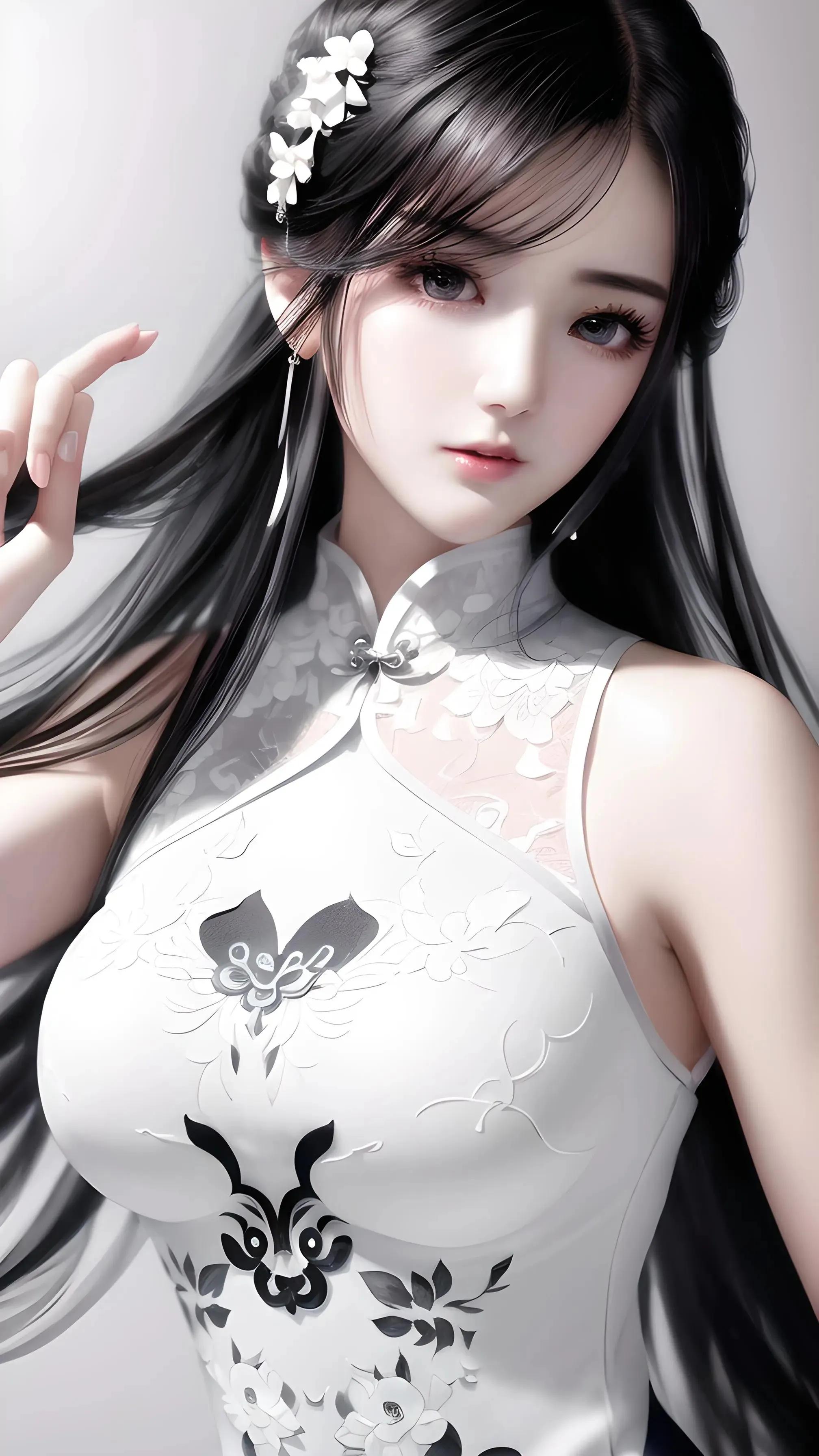 ChatGPT：AI国风美女壁纸