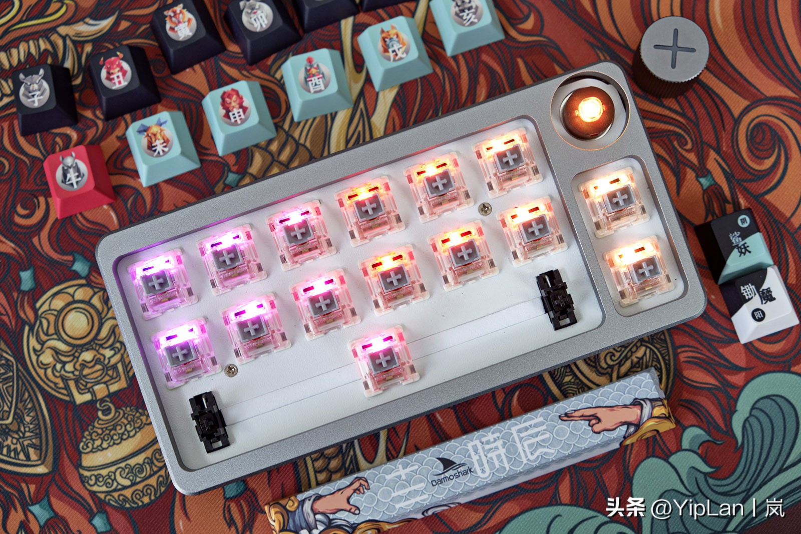 鲨妖锄魔，十二时辰，DarmosharkKT15三模小键盘分享