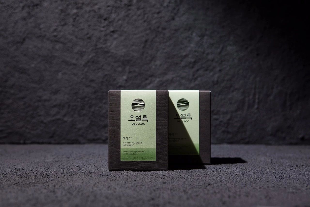 文圣茶说丨韩国「OSULLOC纯茶系列」茶品牌形象