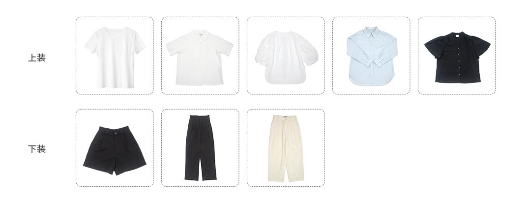 胶囊衣橱春季穿搭,夏日简单实用一衣多穿