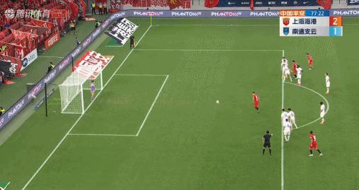 鲁能泰山上港陈蒲进球,陈蒲补时凌空斩破门