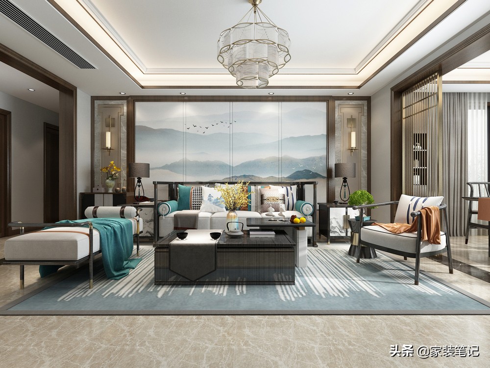 厦门装修风格好看的房子,厦门新中式极简轻奢风格装修