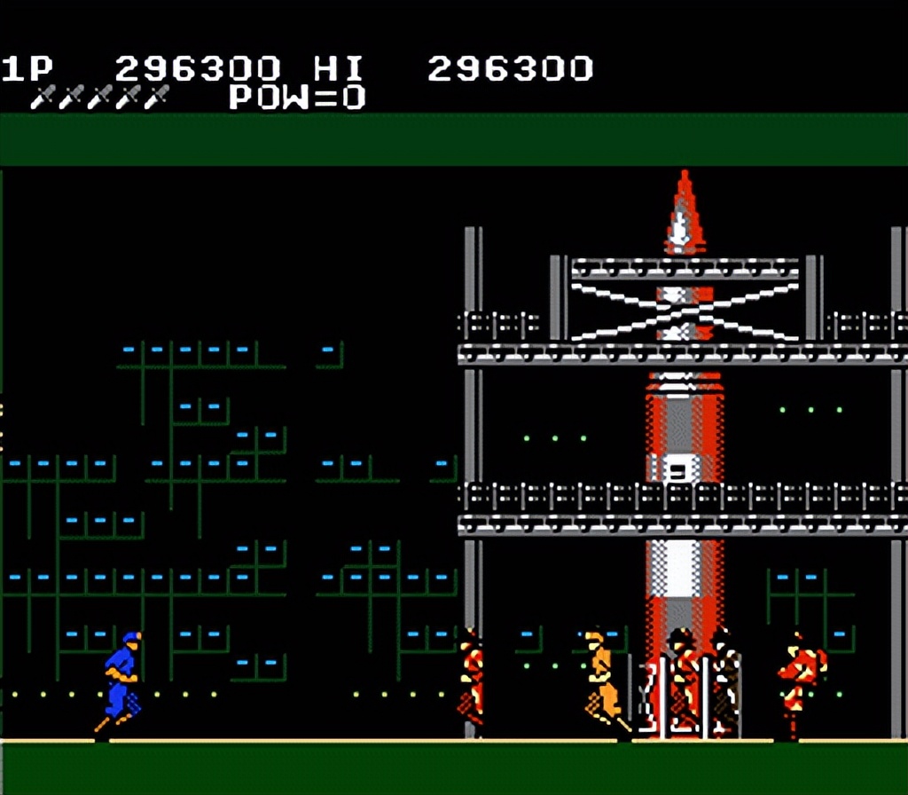 fc经典游戏通关绿色兵团速通,fc十大最难游戏关卡