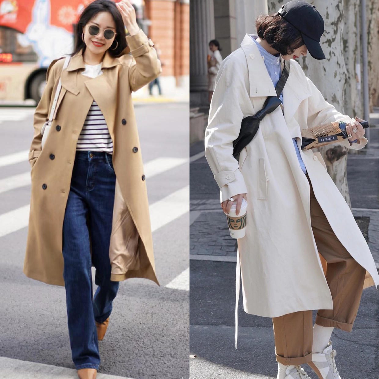 西装式黑色风衣里面怎么穿好看,什么风衣搭配西装外套好看