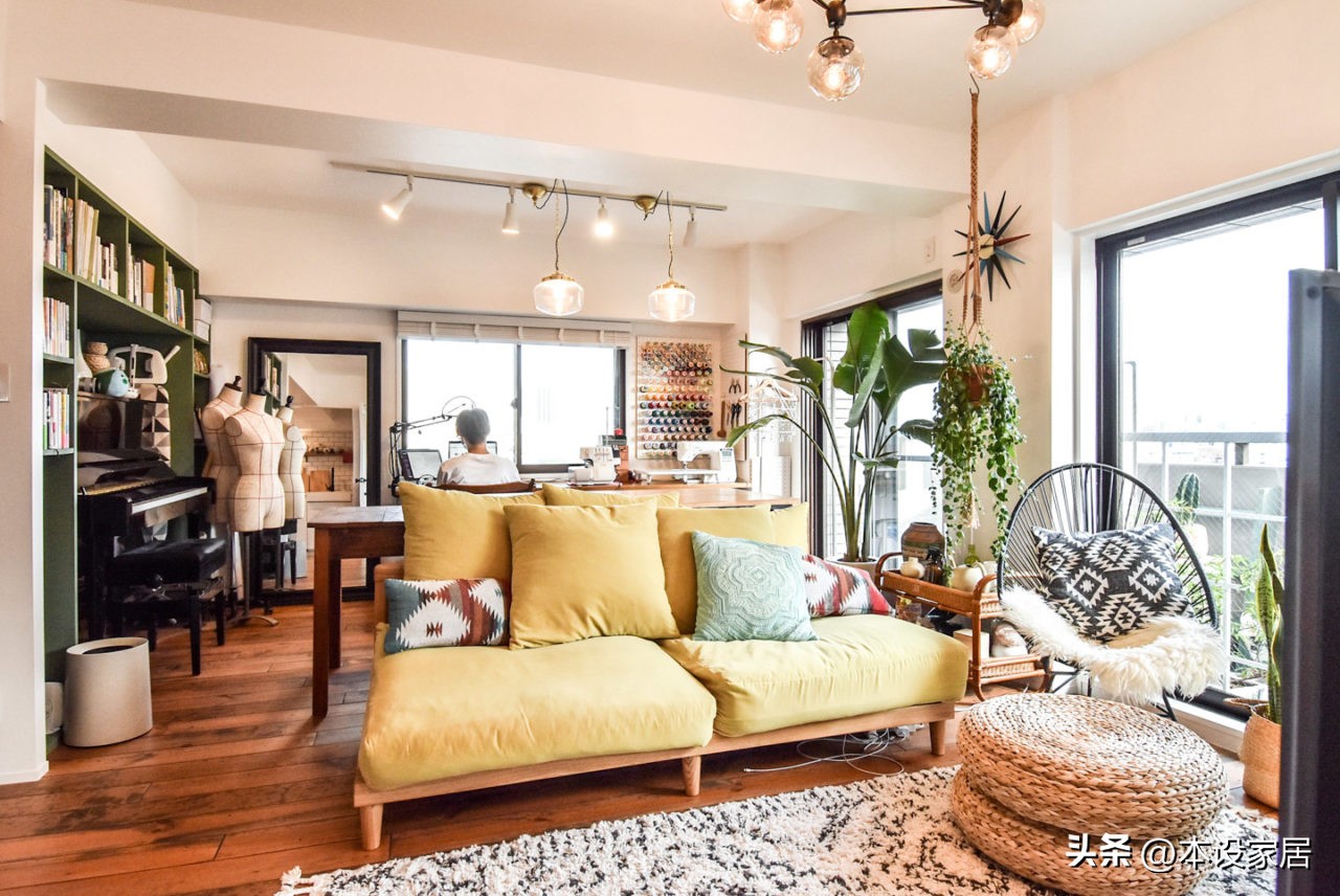 高颜值的50平米房间布置图,房间布置艺术感小家