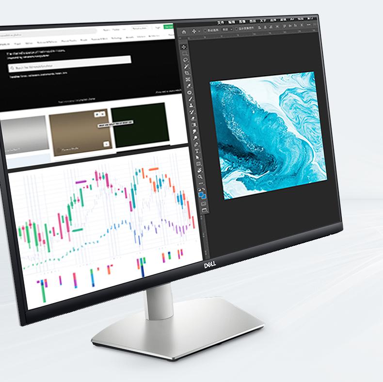 戴尔27寸4k高刷显示器,戴尔23.8寸显示器测评