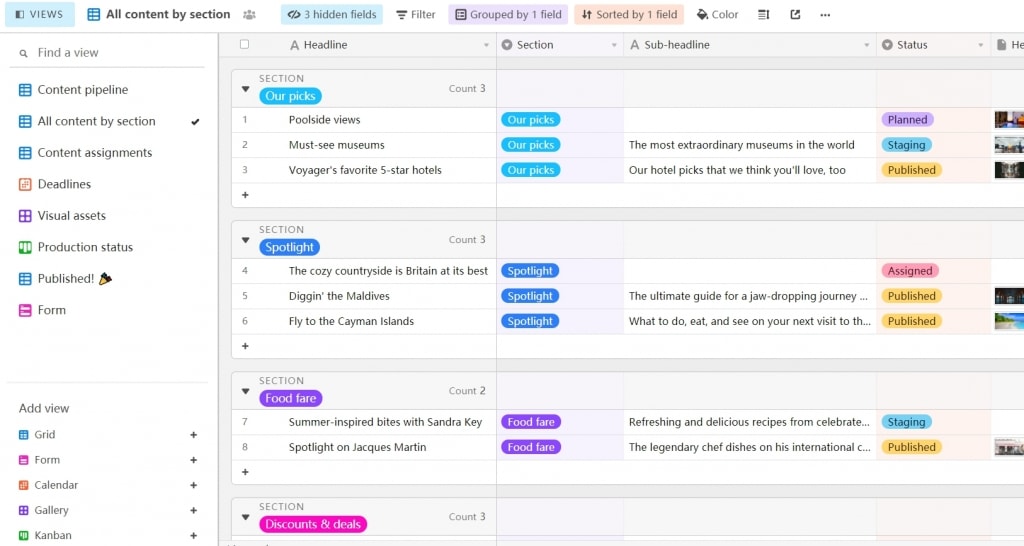 airtable如何无代码搭建应用,airtable使用教程