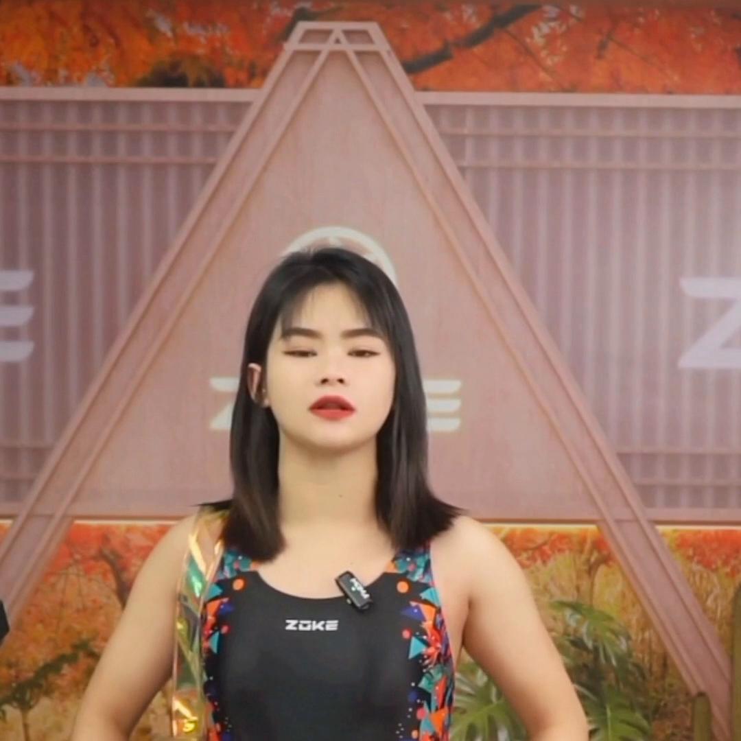 洲克新款三角专业运动连体泳衣,2023最新款泳衣连体平角女