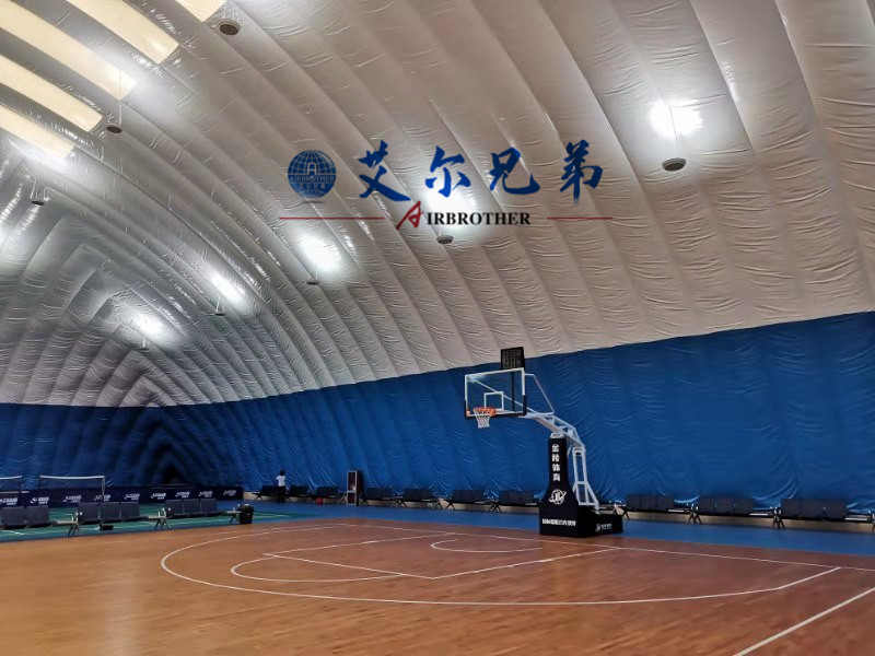 新型气膜球场,气膜篮球馆外观设计