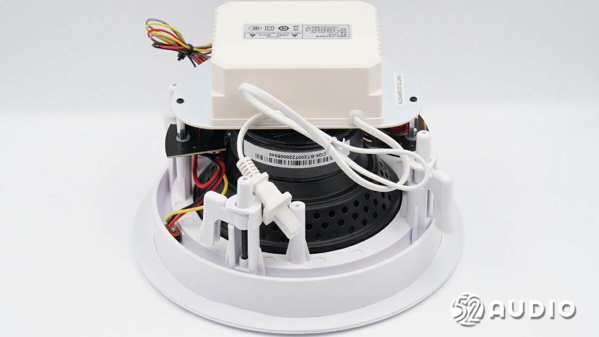 惠威cq6-bt扬声器接线图,惠威cq6吸顶音响后面如何连线