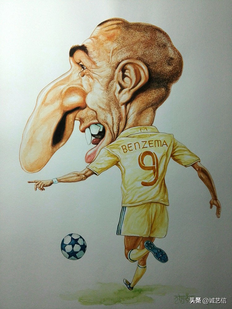 圆梦金球,本泽马漫画