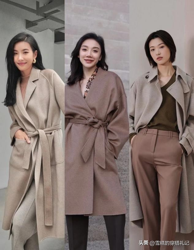三木秋冬穿搭示范优雅搭配女人味,被三木支配的新年穿搭