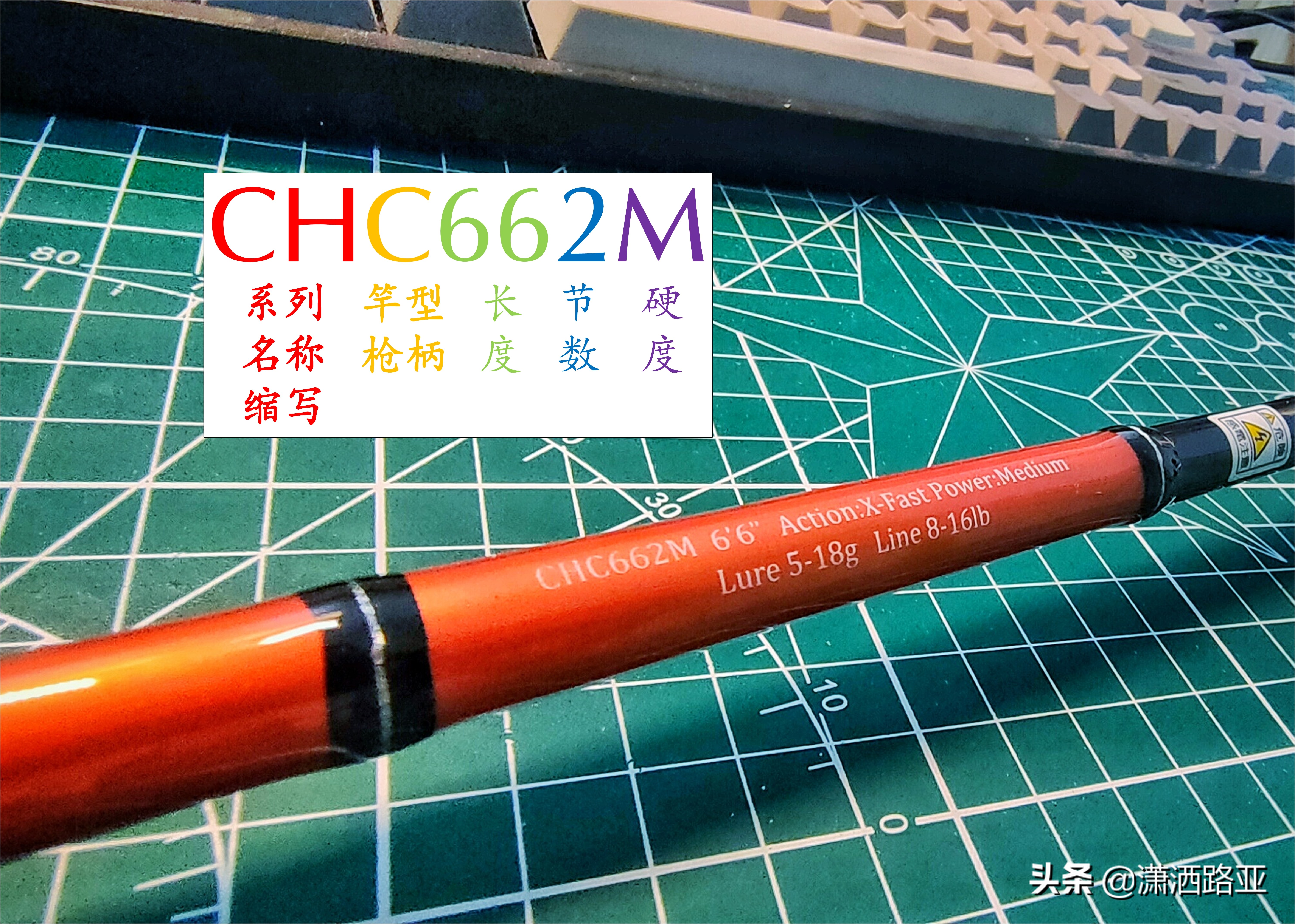 路亚钓竿千千万，选对合适的钓竿只需了解三个参数,上篇