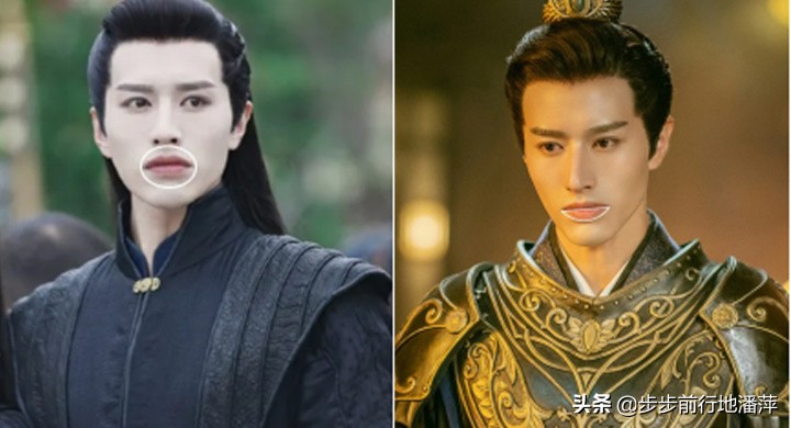 水润嫩滑的嘴唇,水润的嘴唇和干瘪的嘴唇对比