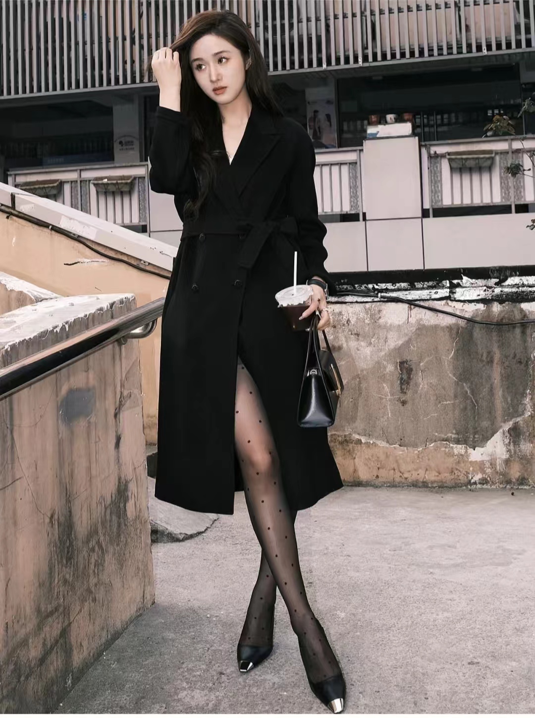 大衣30种穿搭方法,秋冬实用保暖大衣穿搭图片