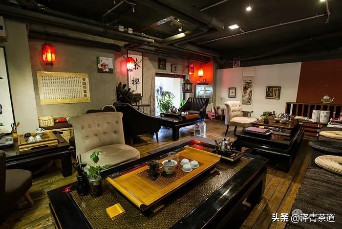 阳台创意设计成茶室,100例经典茶室设计手绘