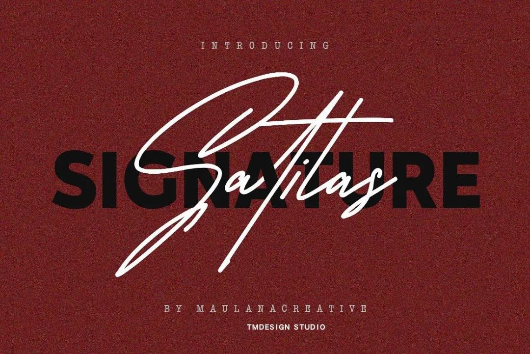 具有艺术感的英文字体推荐,6款极致优雅手写字体