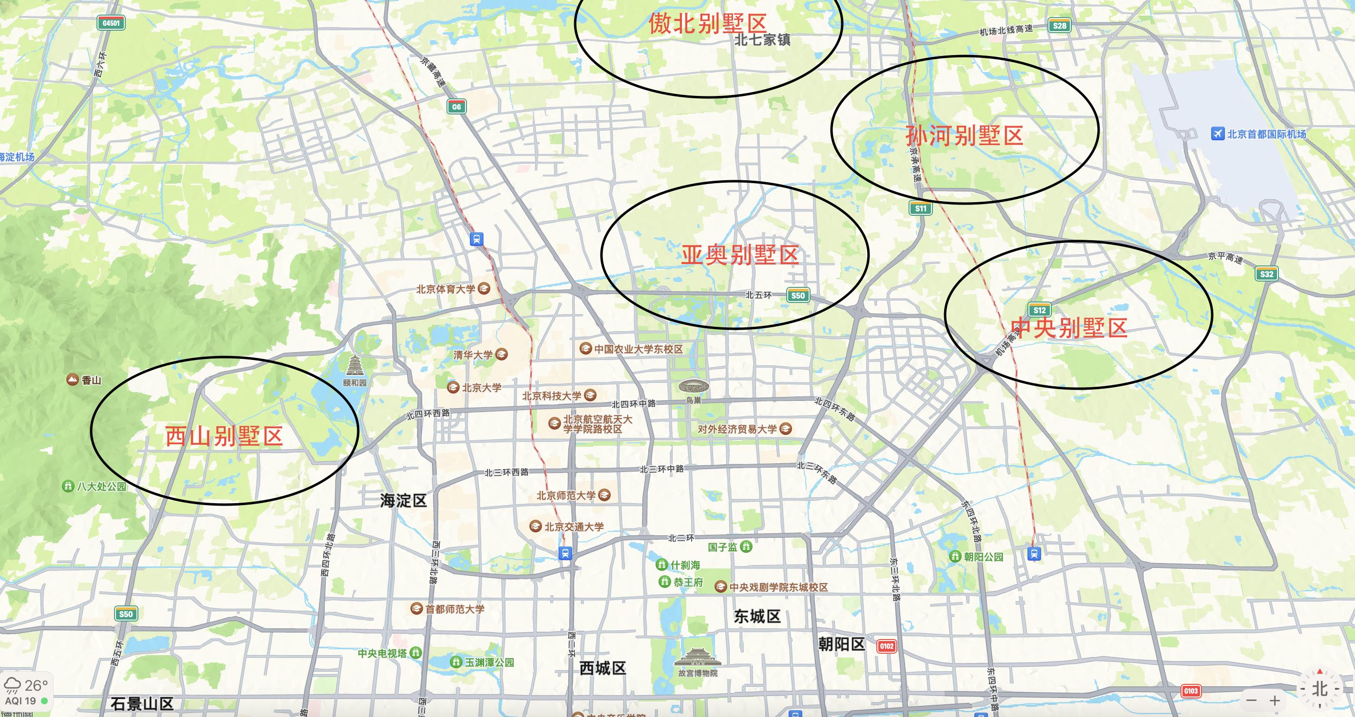 北京西山别墅区缺点,北京西山别墅区由来