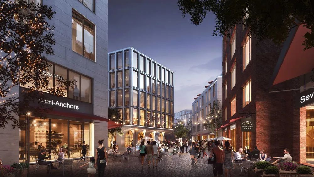 天都城铁塔商业综合体效果图,杭州星桥天都城铁塔