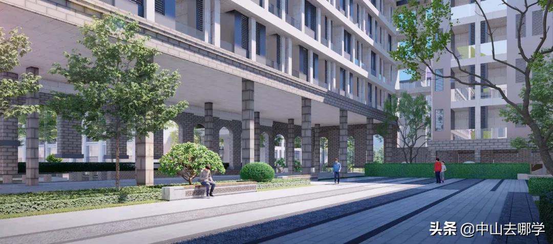 中山市永安中学参观,中山永安中学学校全貌