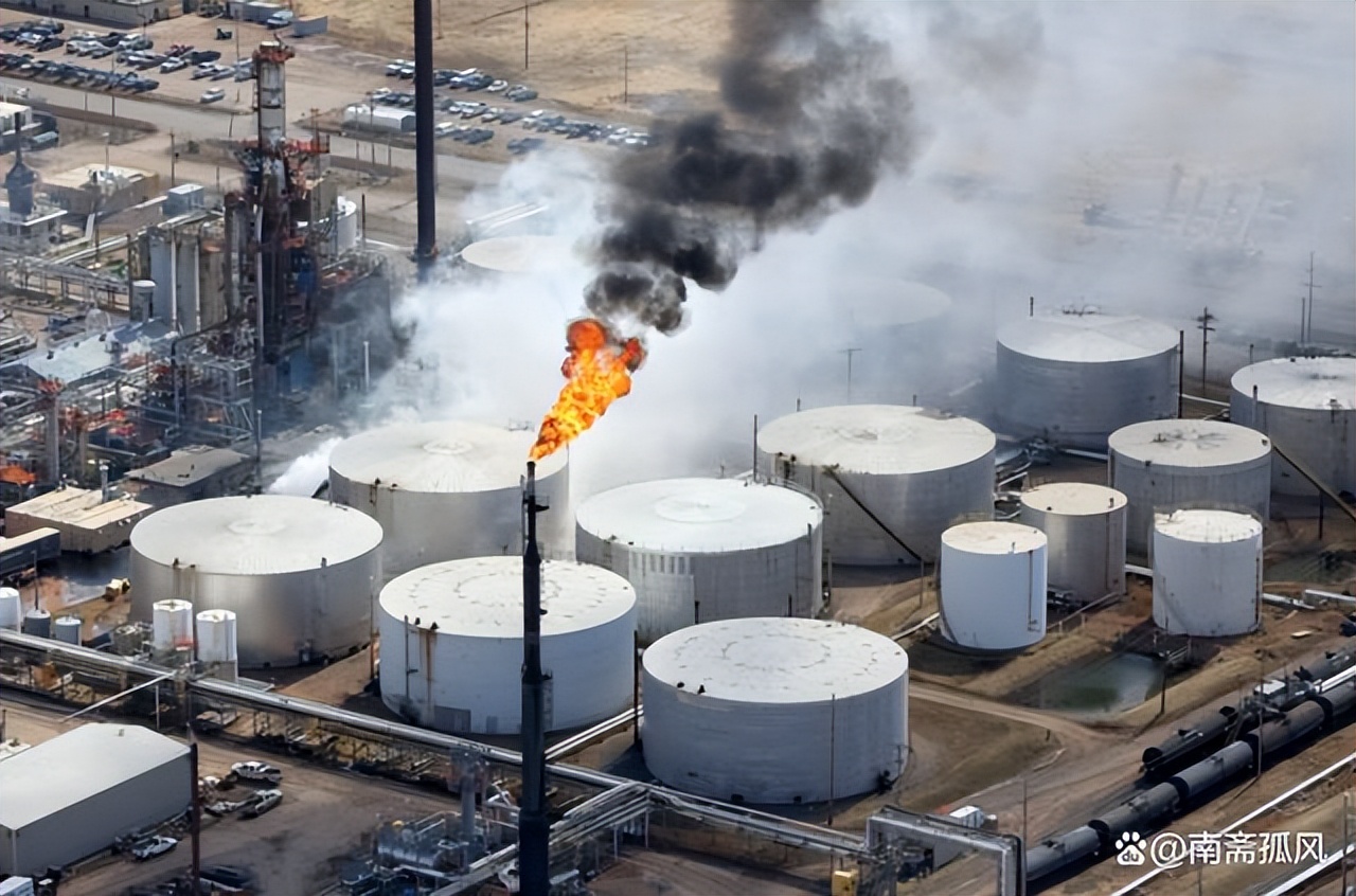 油田管道喷火怎么回事,石油开采为啥有个管子老冒火