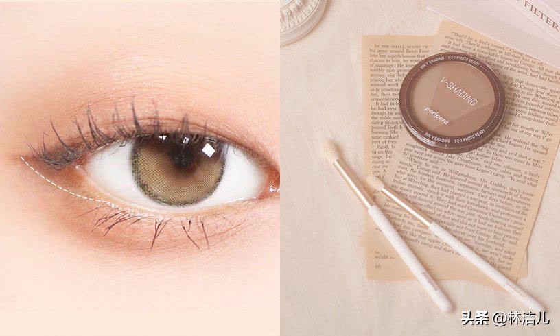 单眼皮眼妆教程不肿眼泡,韩国单眼皮眼妆金高银