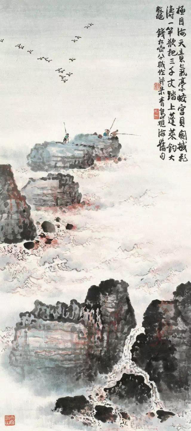 金陵山水画名画欣赏,金陵五大家诗意山水画欣赏