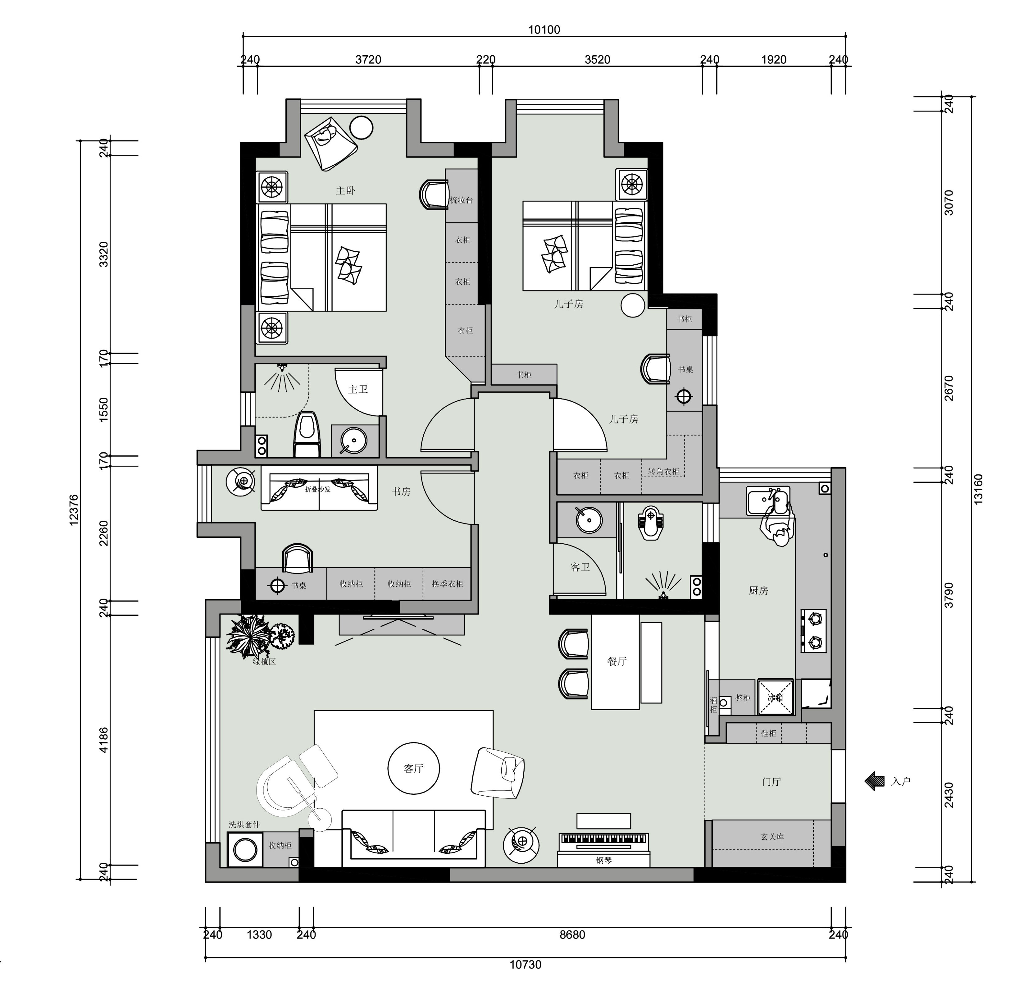 齐乐乐的情景家（02）—平面设计方案定稿