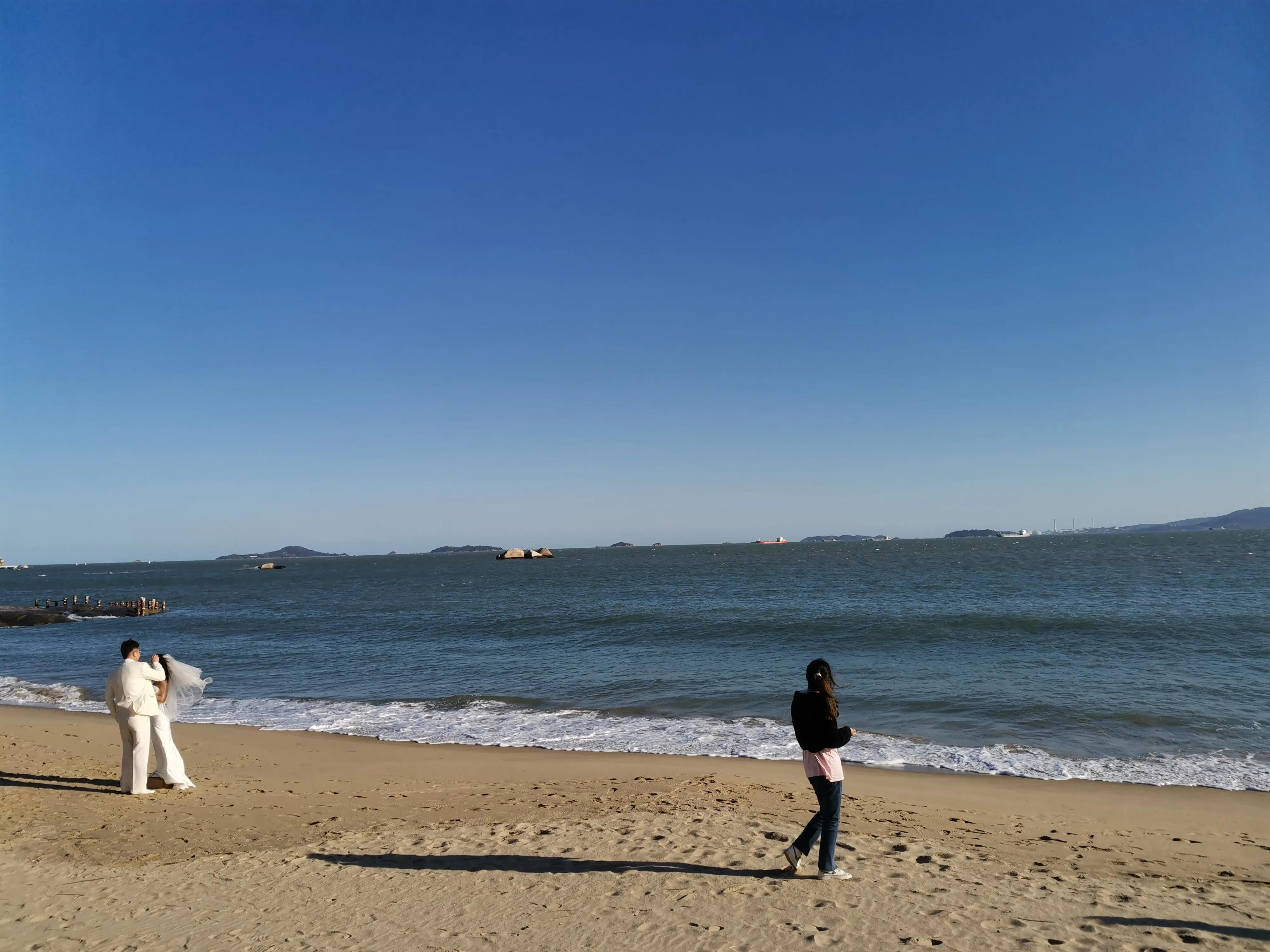 厦门的蓝天白云大海,厦门的海厦门的天空