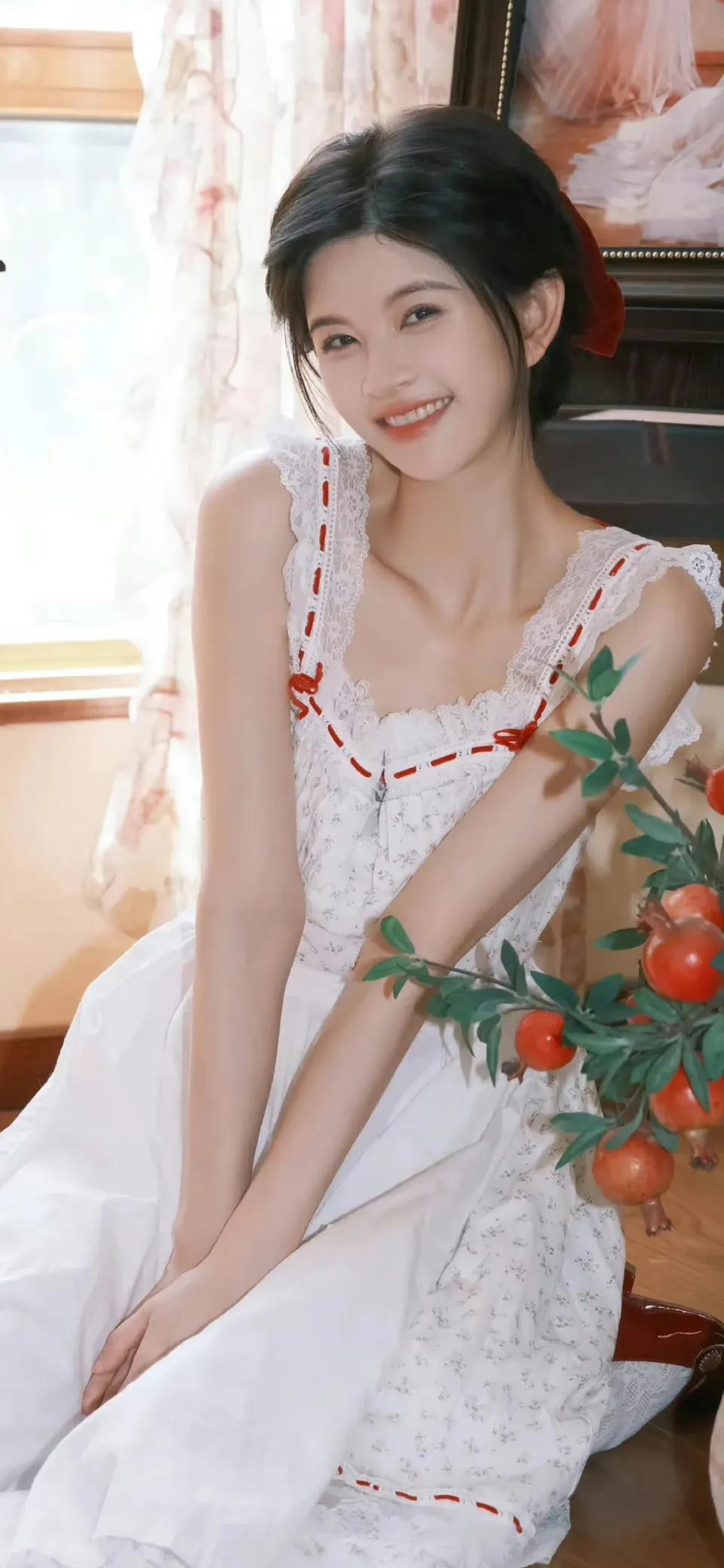 林思意花海,短发林思意