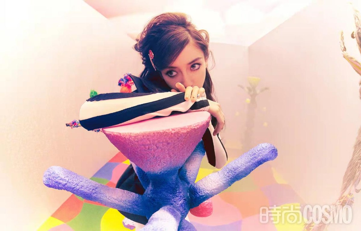 baby复古化妆,baby粉色连衣裙造型图片