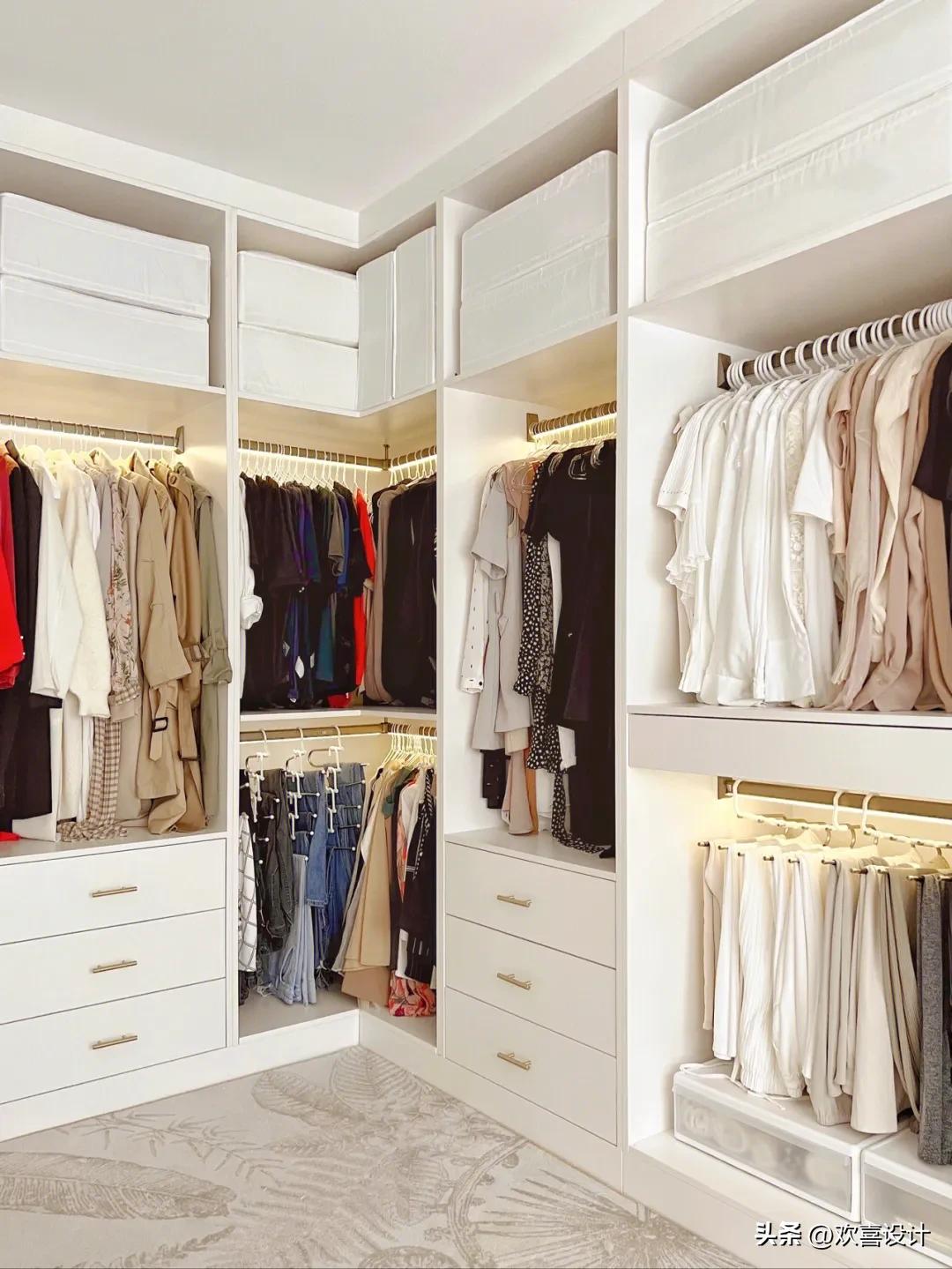 衣帽间门效果图大全2020款,30款衣帽间分享