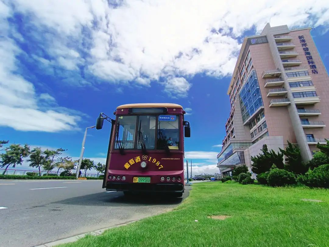 金沙滩铛铛车,烟台开发区金沙滩铛铛车