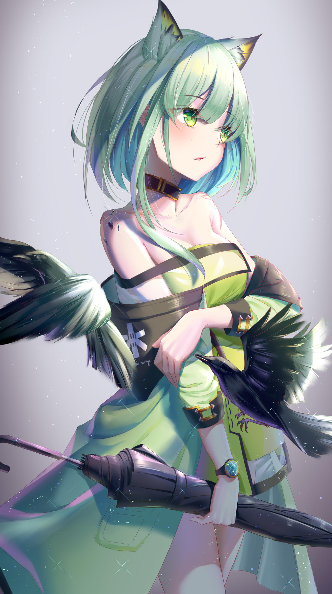 明日方舟凯尔希的露肩装,明日方舟凯尔希预览图