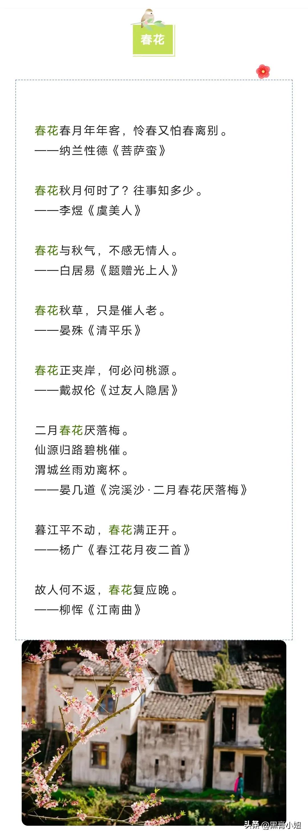 飞花令描写春诗词大全,飞花令春字诗词一年级