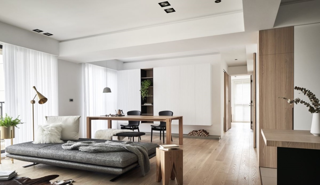 禅意侘寂风豪宅,侘寂挑空别墅