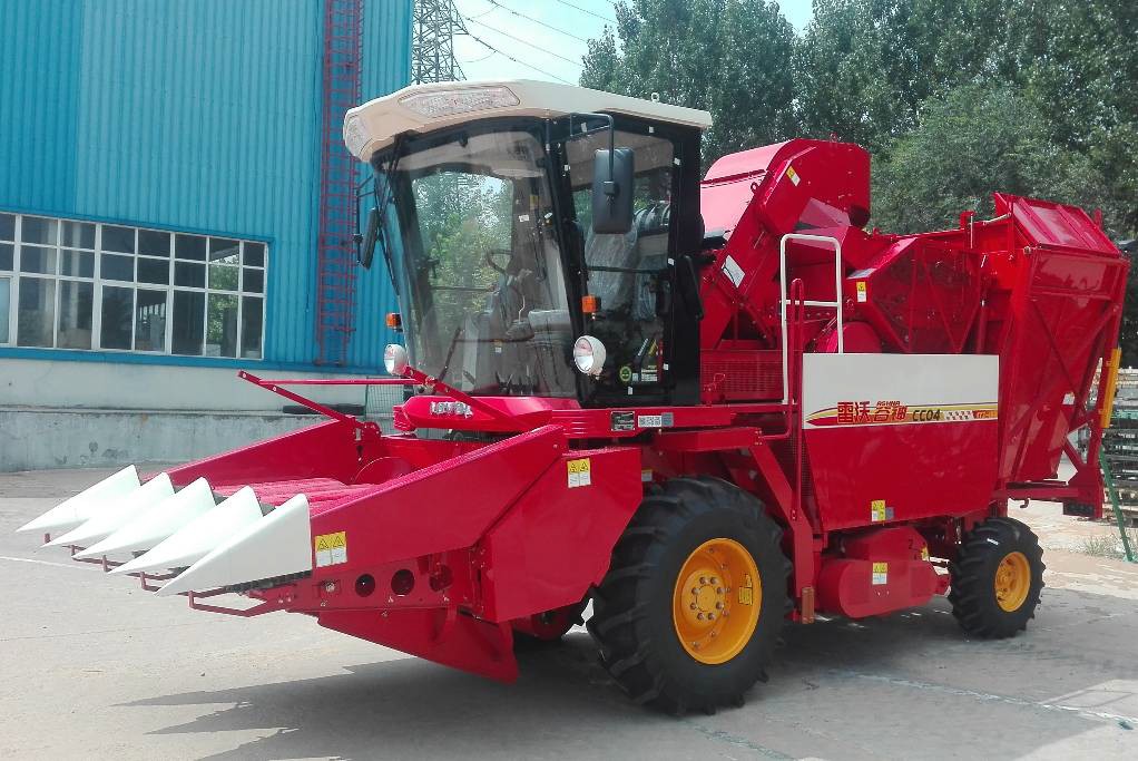 英虎四行玉米收割机新款,河北英虎四行玉米收割机