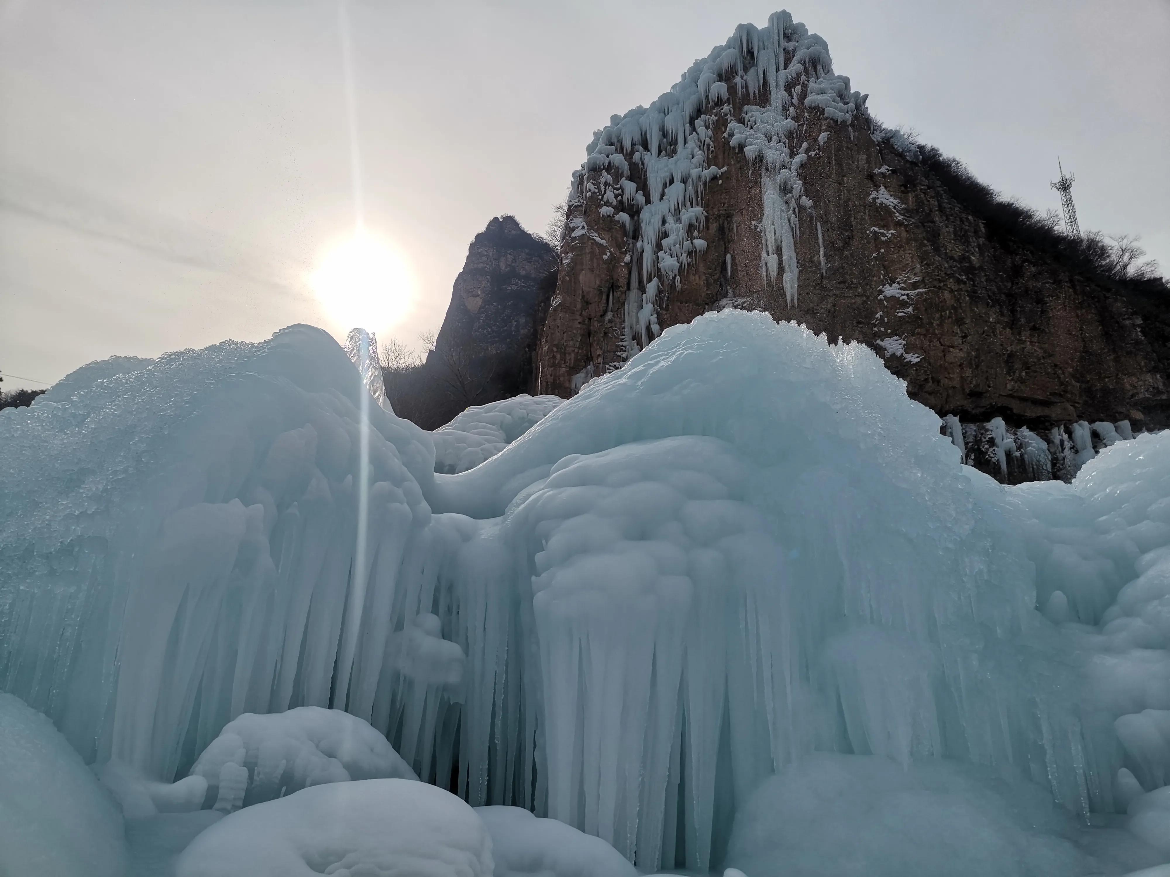 忽忽水冰瀑好玩吗,2017年1月赏冰瀑