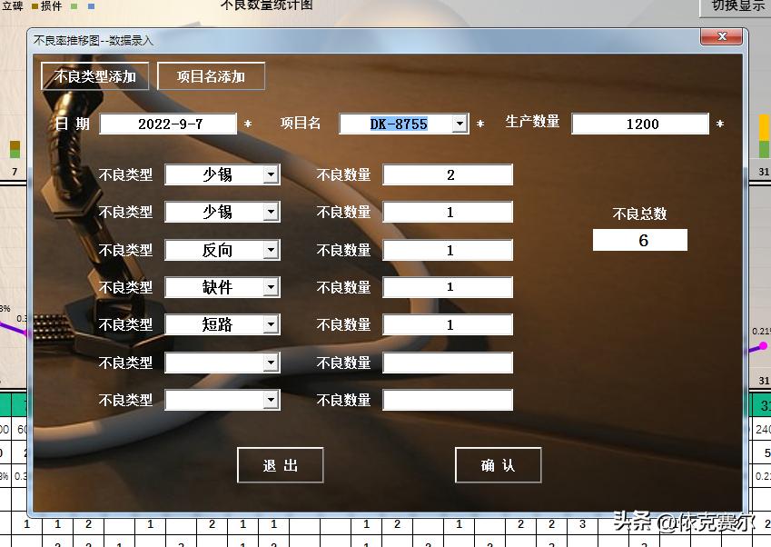 表格数据不良率透视图,excel表格扇形统计图不良率对比