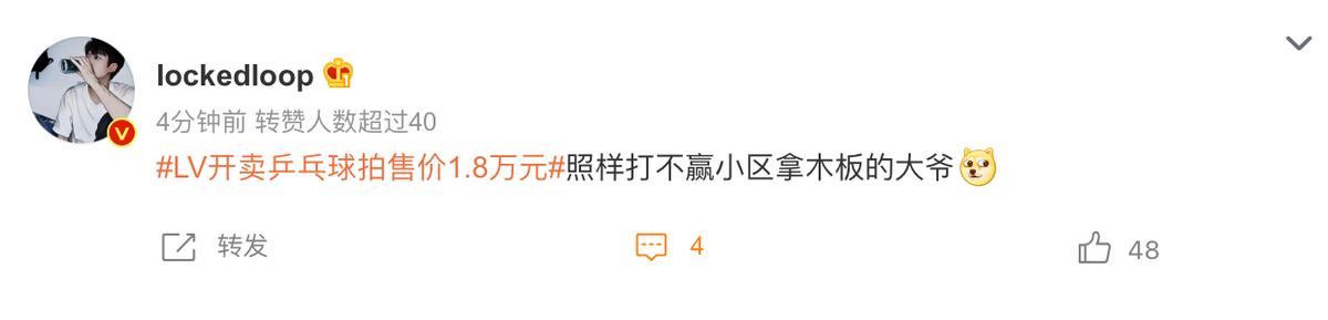 lv开卖乒乓球拍测评 (最好的lv乒乓球拍价格)