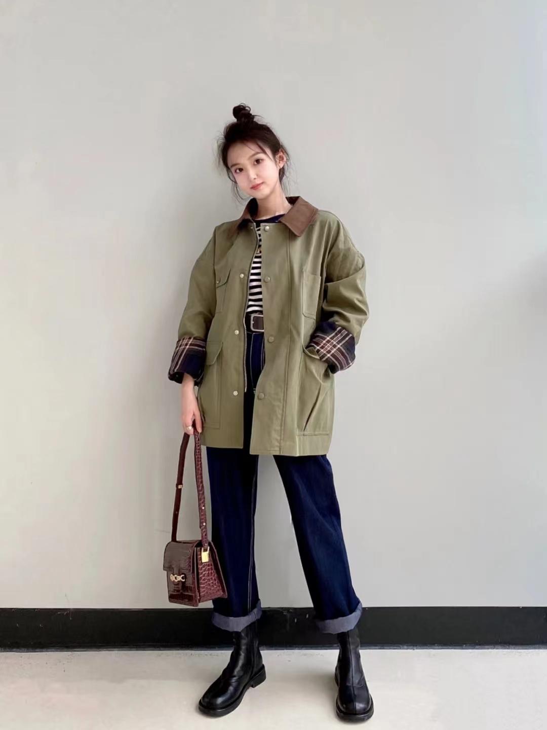 冬季穿低帮马丁靴,降温了中拉链马丁靴