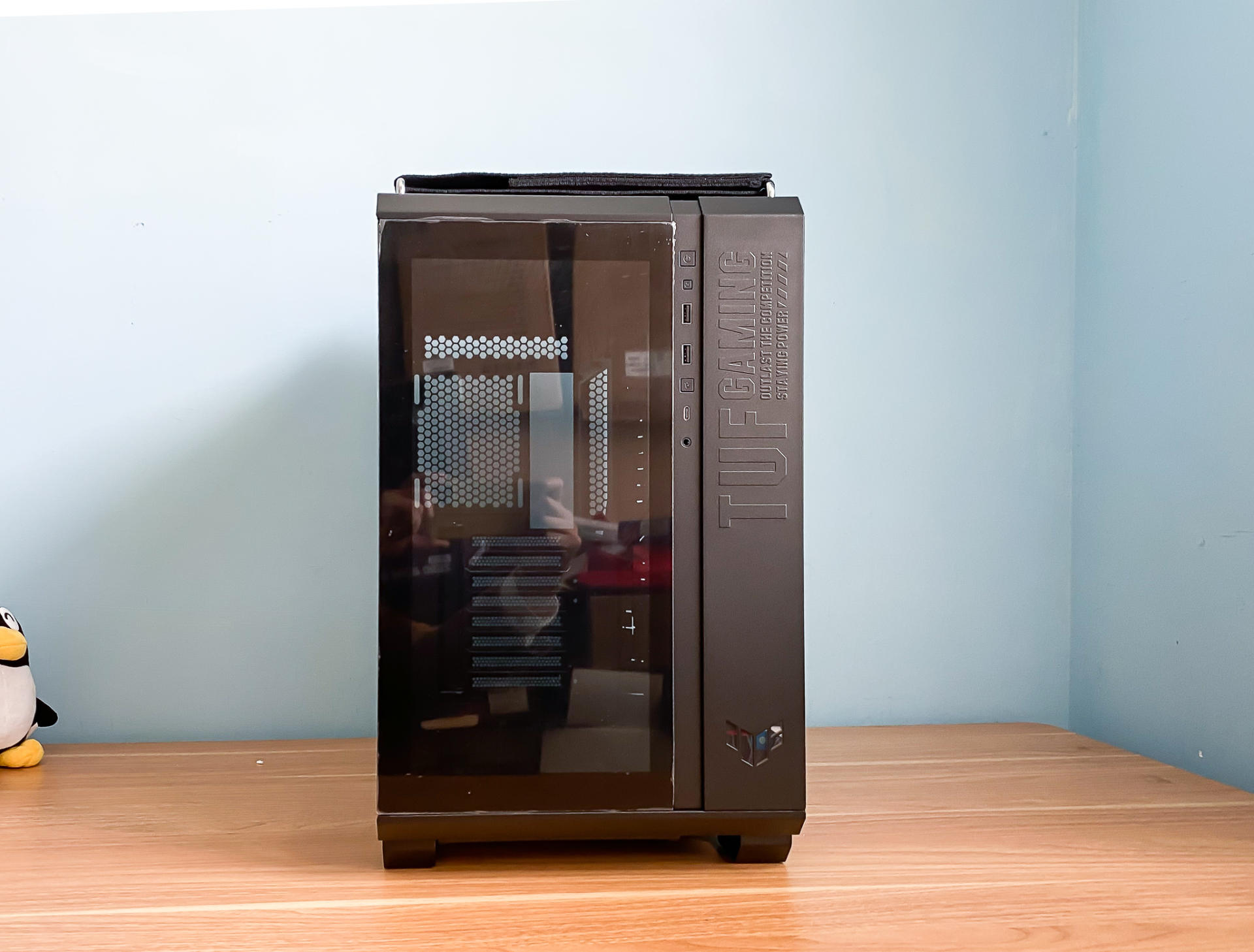 华硕tuf502机箱评测,tuf502弹药库风道布置教程