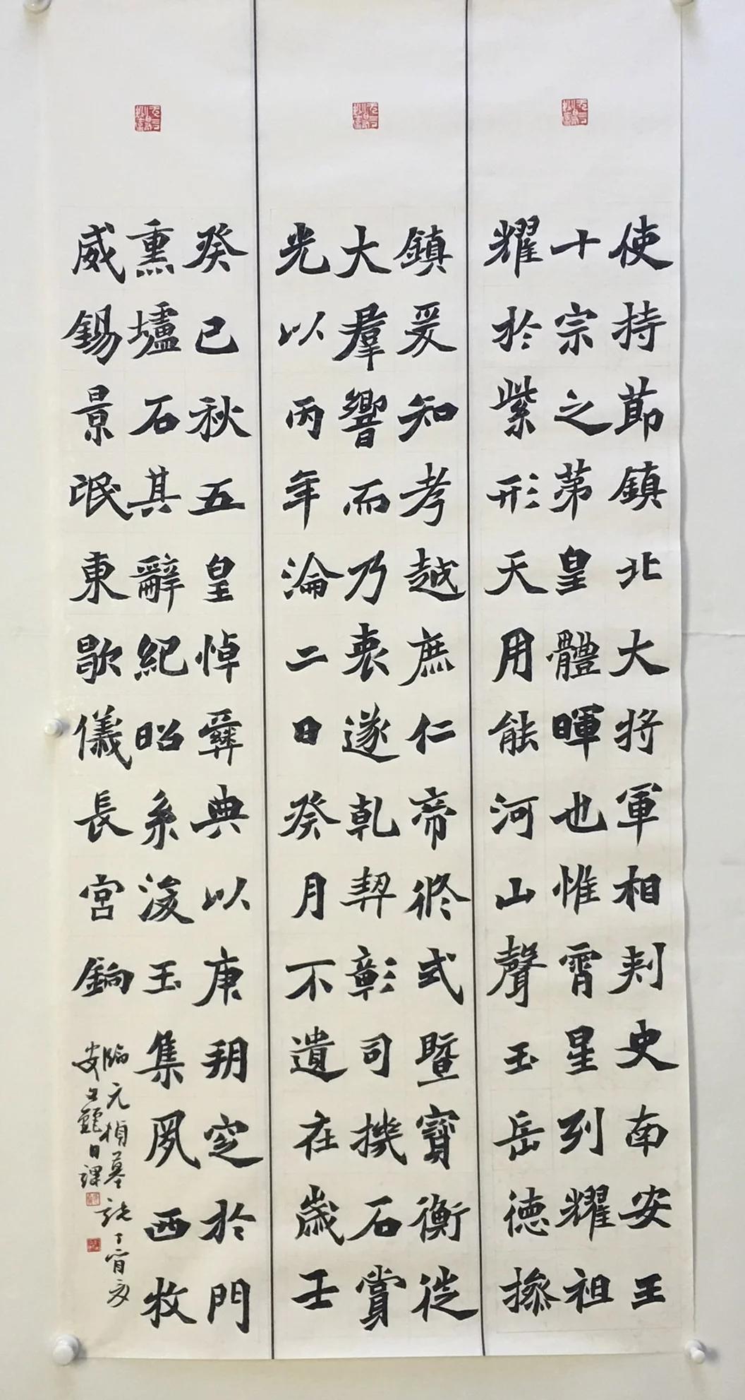 魏碑安文丽,安文丽魏碑示范视频