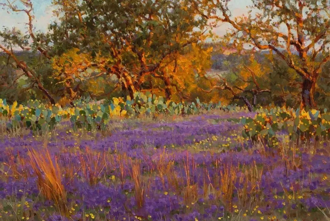 大师笔触生动的风景油画,视觉冲击力很强的风景油画图片