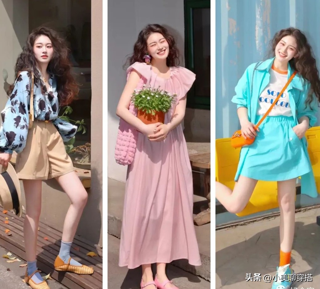 马卡龙系列高级感配色,马克龙穿衣搭配图