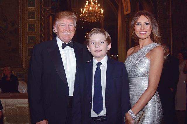 特朗普巴伦小时候,特朗普小儿子巴伦近照